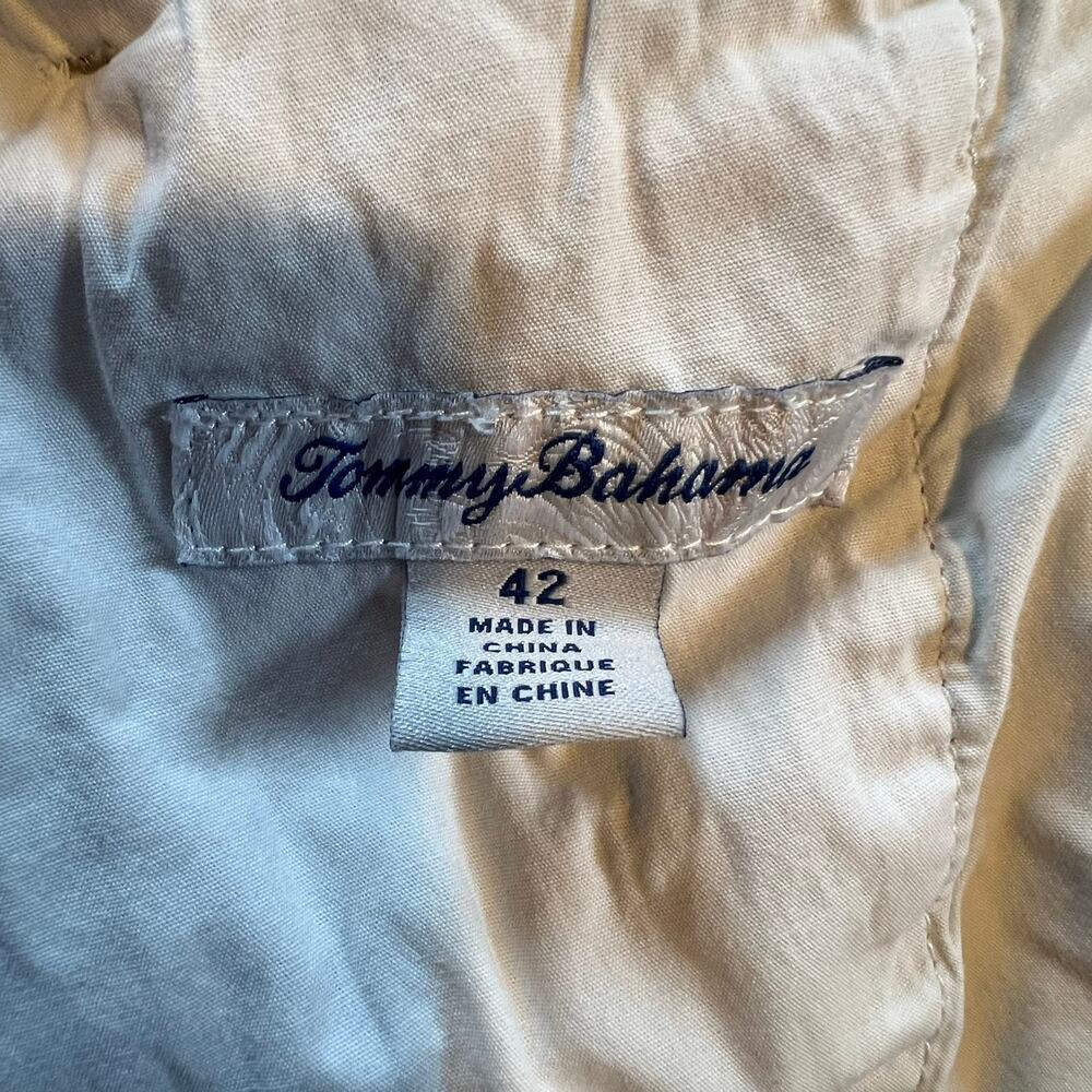 Tommy Bahama Shorts Mens‎ 42 Khaki Flat Front Stretch Cotton Casual Chino Summer - Picture 3 of 7